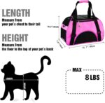 ZaneSun Cat Carrier,Soft-Sided Pet Travel Carrier - Image 4