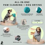 Microfiber Dog Towel & Paw Cleaner - Image 3