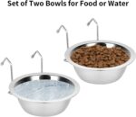 Fri4Free 2PCS Kennel Water Bowl Hanging - Image 3
