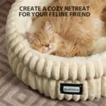 BALANCE Cat Bed Kitten Bed, Washable Round Cat Beds - Image 4