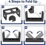 XIAZ Elevated Dog Bowls Large Breed Raised Dogs Bowl Stand - Image 2