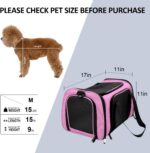 Henkelion Pet Carrier for Small Medium Cats Dogs Puppies - Image 2