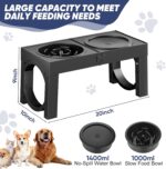 XIAZ Elevated Dog Bowls Large Breed Raised Dogs Bowl Stand - Image 4