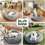 Extra Large Donut Calming Dog Bed with Orthopedic Memory Foam Dogs - Image 3