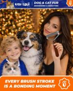 Extra Large 2-Sided Undercoat Rake for Dogs & Cats - Image 2
