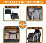 K&H Pet Products Enclosed Dog Car Seat - Image 4
