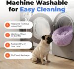 Best Pet Supplies Round Calming Dog Bed for Small - Image 4