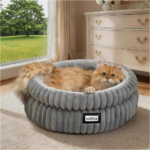 BALANCE Cat Bed Kitten Bed, Washable Round Cat Beds