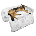 Calming Dog Bed Fluffy Plush Dog Mat