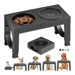 XIAZ Elevated Dog Bowls Large Breed Raised Dogs Bowl Stand