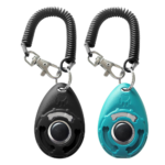 Dog Training Clicker with Sring Wrist and Keyring