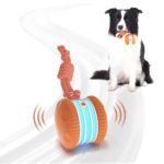 Interactive Dog Toys, Random Path Electric Automatic Moving and Rolling Dogs